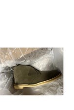 CLARKS ORIGINALS DESERT BOOT DARK OLIVE SUEDE LEATHER LADIES ANKLE BOOTS UK 5.5D