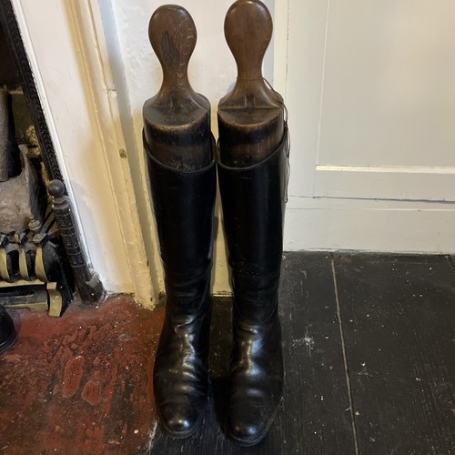Lovely pair antique leather - antique,