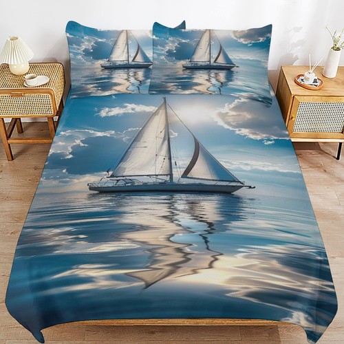 Vintage nautical duvet quilt - nautical,