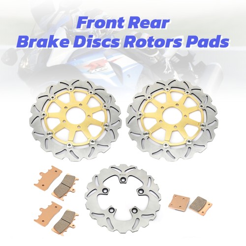Front rear brake discs pads - brake,