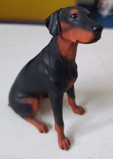 1980's Leonardo Doberman Pinscher Sitting Figurine