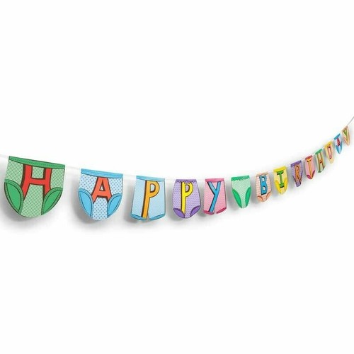 Party pants bunting happy - bunting.,
