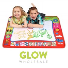 WATER AQUA DOODLE PLAY MAT KIDS LARGE REUSABLE CREATIVE FUN DRAW TOY XMAS GIFT