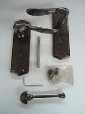 Henderson 33442 Sevilla Bathroom Door Handles Lever on Backplate – Lot115