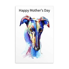 Mothers Day Card Greyhound