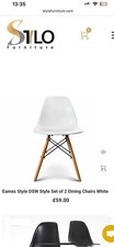 Dining Chair  - Eames Style - 2 Chairs