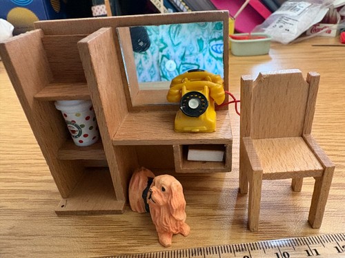 Doll house furniture vintage - doll,