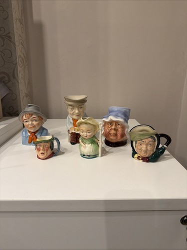 Vintage character toby jugs - vintage,