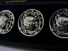 SIX ENGLISH STERLING SILVER