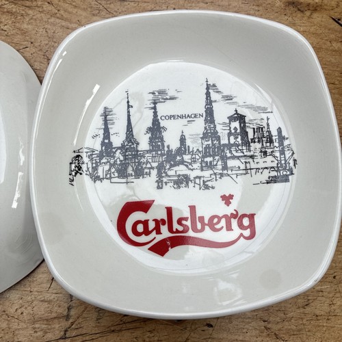 Carlsberg ashtray ceramic - carlsberg,