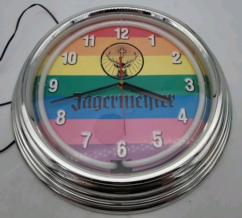 Jagermeister rainbow neon - jagermeister,