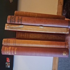 Old Leather Books for Decoration and Display 1920s-1940s Era