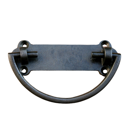 Pull handle cast iron black - handle.,