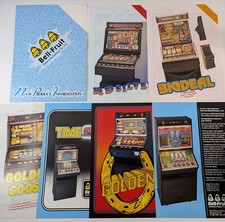 Bellfruit Fruit Machine Flyers in Sales Folder Original 1980's