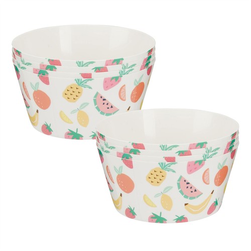 Set plastic picnic bowls - 4,