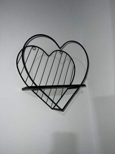 Heart floating wall shelf - heart,