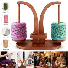 UK Wooden Yarn Holder Handmade Wool Yarn Winder Knitting Accessories NEW