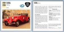 Tatra - Type 52 - 1930-38 Popular - Classic Cars Collectors Club Card