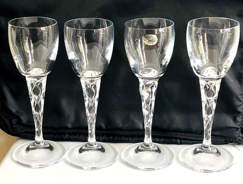 Bohemia cut crystal long twist - crystal,