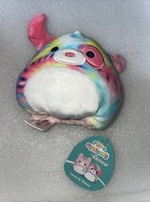 Squishmallows Flip A Mallows Laura/Sheena Mini Plush Toy, 5 Inch Size