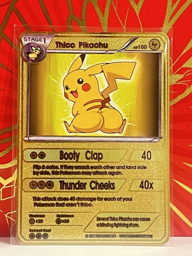 Thicc pikachu gold - thicc,