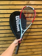 Wilson N Power N Code Squash Racket Red White Sports Bag Protection Black