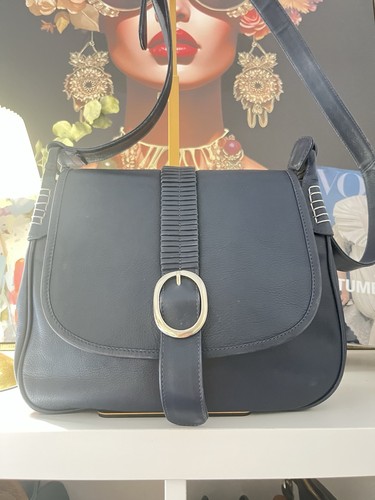 Ciccia leather navy cat - navy,