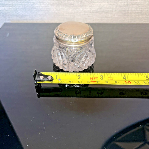 Antique 1918 silver topped cut - antique,1918,