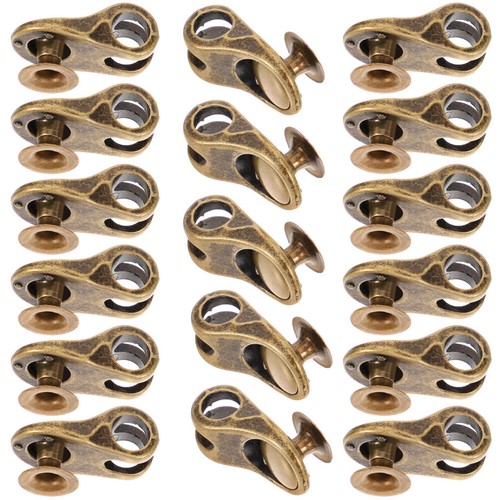 20pcs golden metal - metal, shoelace