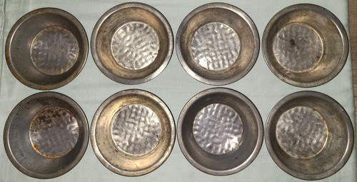 Set vtg silver metal - of,