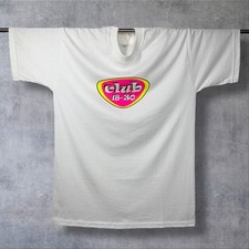 Vintage Club 18-30 T Shirt Men’s Large White Holiday Ibiza 90s Retro Rare