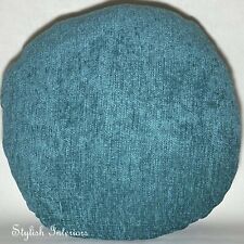 Handmade Round Elite Chenille Cushion Circle Bed Sofa Pillow With Pad Insert