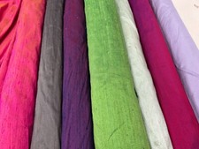Pure raw Silk fabric 140 cms