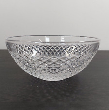 Nachtmann Diadema Crystal Bowl Diamond Point Pattern 16cm Diameter Signed