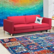 Ikea Karlstad Cover for 3-Seat Sofa-Bed, Sivik Red-Pink 702.031.55