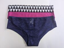 Ex catalogue Knickers Size 10, pack Of 2, 1 purple lace, 1 pink with lace trim 