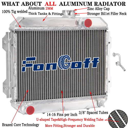Rows radiator for 85 - radiator,
