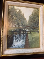 painting titled Lock Six Grand