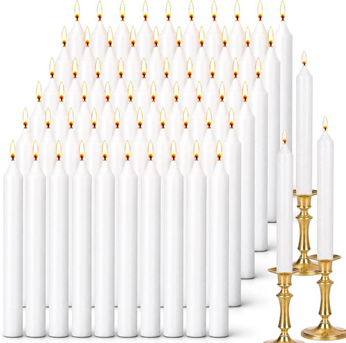 100 pcs white small taper - 100,
