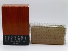 Aramis TUSCANY PER UOMO Mineral Body Bar 150g Soap - New Sealed/Box Slight Faded