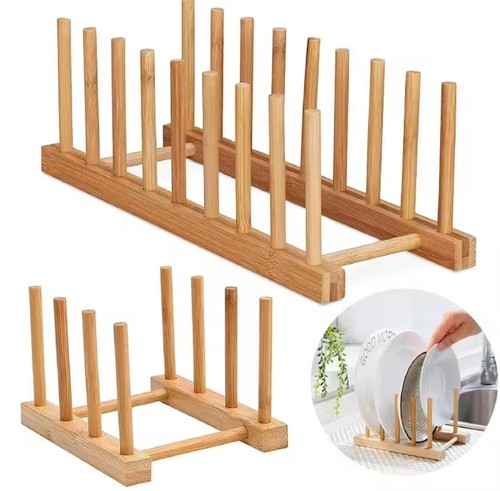 Wooden plate rack cup - wooden, holder