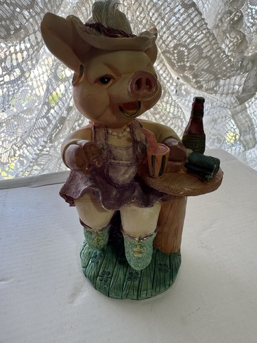 Pig ornament figurine with - pig,