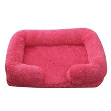Large Plush Dog Bed Winter