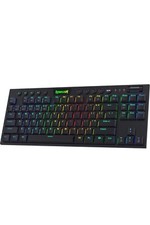 Redragon K621 Horus TKL Wireless RGB Mechanical Keyboard, Red switch, Silver