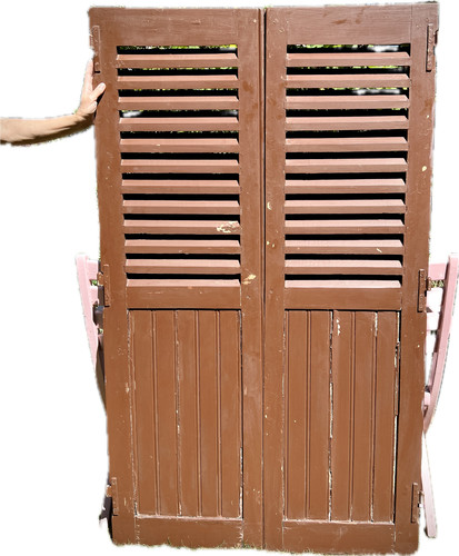 Antique french shutters - french,