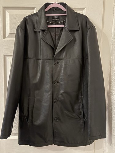 Men leather jacket - men's,