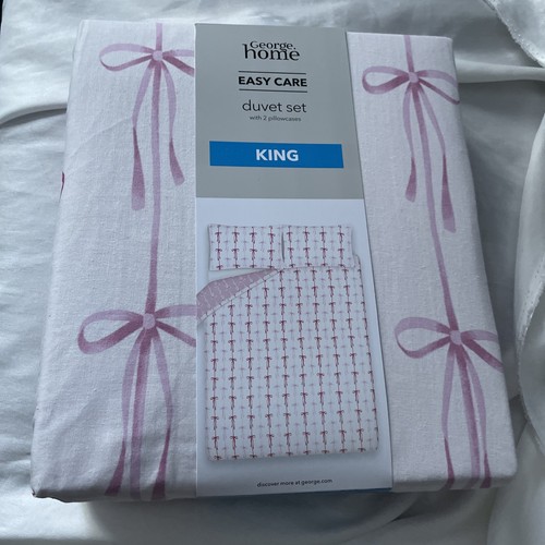 Asda pink bow - bow, print