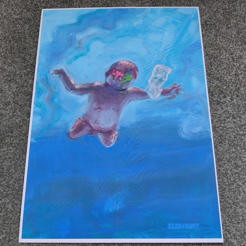 Nirvana painting wall - art, deco