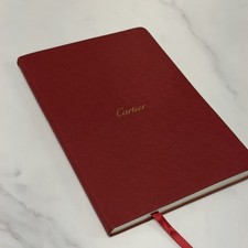 Cartier Journal Notepad Red