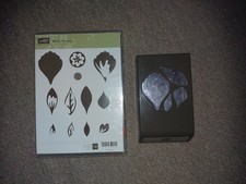 Stampin' Up! Retired Build A Blossom Stamp Set And Punch Flowers Bundle